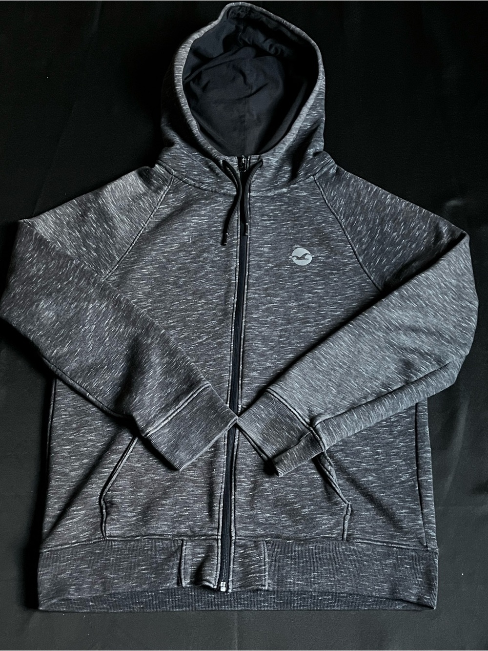 Vintage Y2K Hollister Gray Zip Up Hoodie Men’s 2000s S